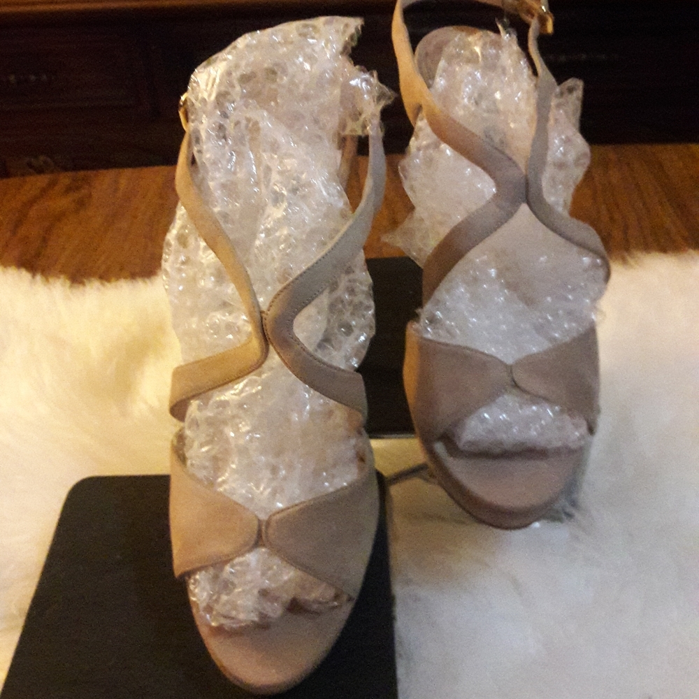 Prada suede strappy stiletto sandal